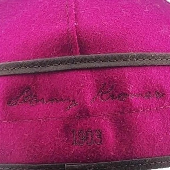 Stormy Kromer‎ Wool Cap Womens 7 5/8 Pink Excellent Earband Button Detail USA main image 5